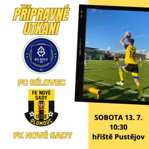 PŘÍPRAVNÉ UTKÁNÍ FC Bílovec x FK Nové Sady